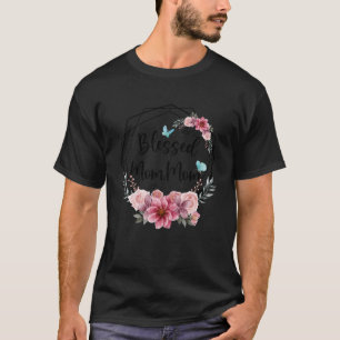 Camiseta Mãe abençoada com o Dia da Mãe Floral 2023