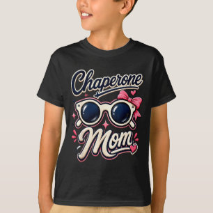 Camiseta Mãe acompanhante óculos de sol retrô escola mesmo