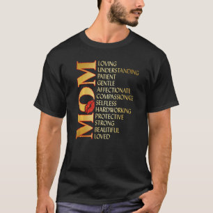 Camiseta Mãe Adorando Entender Mo De Definição De Mãe Pacie
