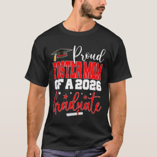 Camiseta Mãe adotiva orgulhosa de um formando da turma de 2