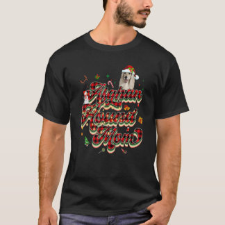 Camiseta Mãe afegã de caça afegã de caça retro Natal