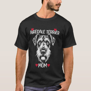 Camiseta Mãe Airedale Terrier