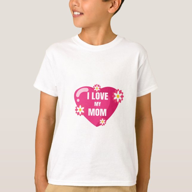 Camiseta mãe ama osso, mãe, amor, mãe terra, mãe, (Frente)