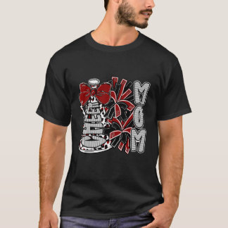 Camiseta Mãe Animadora Coquete Arco Temporada de Futebol Di