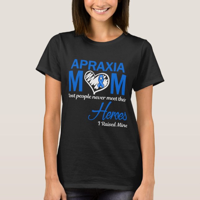 Camiseta Mãe Apraxia Eu Levantei a Minha (Frente)