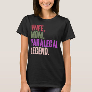 Camiseta Mãe assistente esposa mãe paralegal mãe assistente
