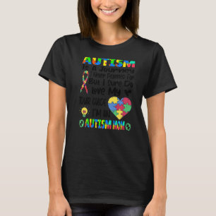 Camiseta Mãe Autismo Conscientização Autismo Quebra-cabeça