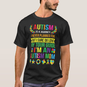 Camiseta Mãe Autismo Conscientização do Autismo O Autismo É