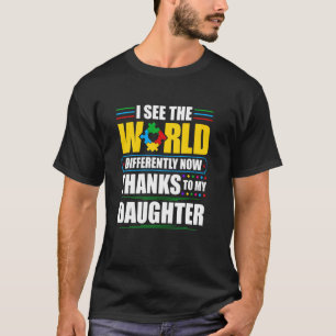 Camiseta Mãe Autismo Pai Pais Mundo Diferente Crianças Auti