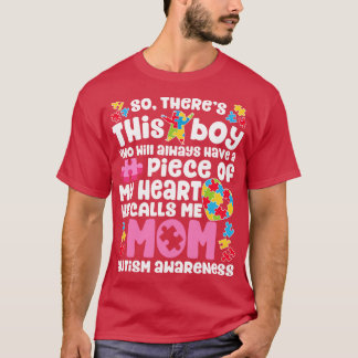 Camiseta Mãe Autismo para Homens Meninas Meninas Crianças P