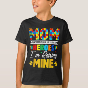 Camiseta Mãe Autismo Peça de Puzzle Algumas Pessoas Olham P