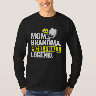 Camiseta Mãe Avó Lenda do Pickleball Jogadora de Pickle Bal