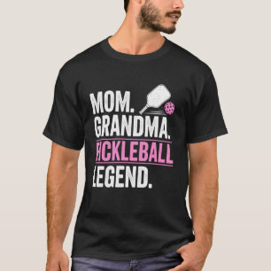Camiseta Mãe Avó Lenda do Pickleball Jogadora Engraçado Pic