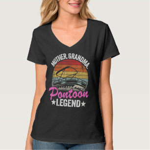 Camiseta Mãe Avó Pontoon Legend Lake Life Pont