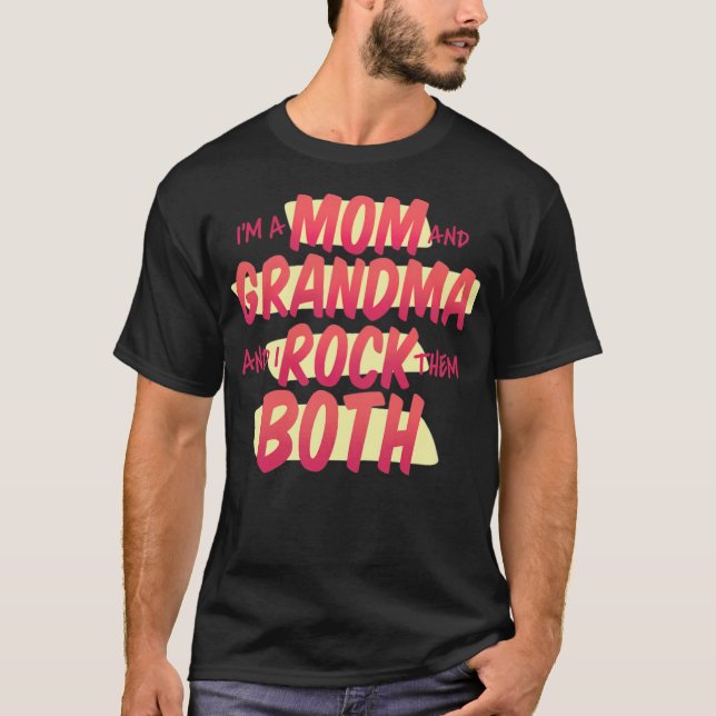 Camiseta Mãe Avó Rock marca Bibi & tina (Frente)