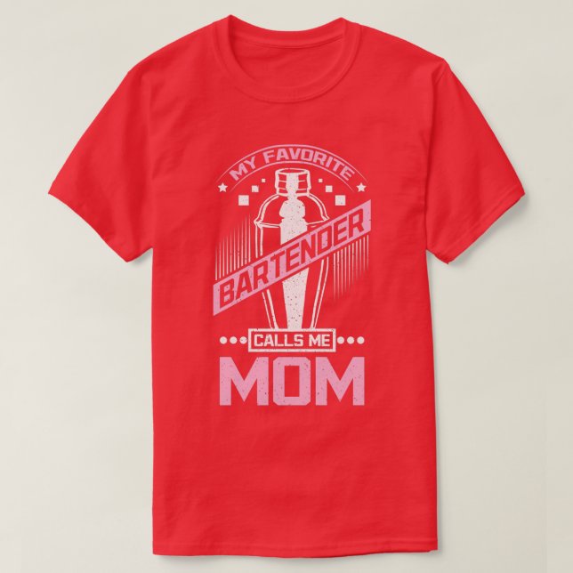 Camiseta mãe barman 2 (Frente do Design)