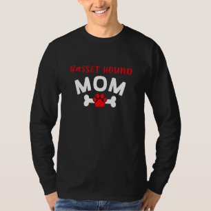 Camiseta Mãe Basset Hound Raça de Cachorro   Cachorro Filho