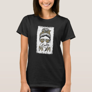 Camiseta Mãe boliche Leopard Chita Mãe Mãe Mãe Mãe