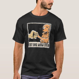 Camiseta Mãe bonita do Golden Retriever