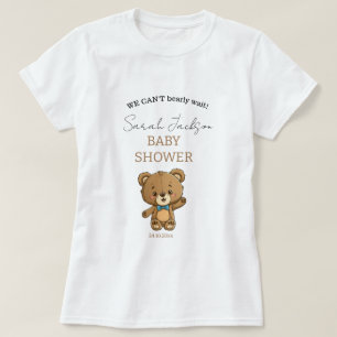 Camiseta Mãe bonita para ser Chá de fraldas de Urso de Tedd