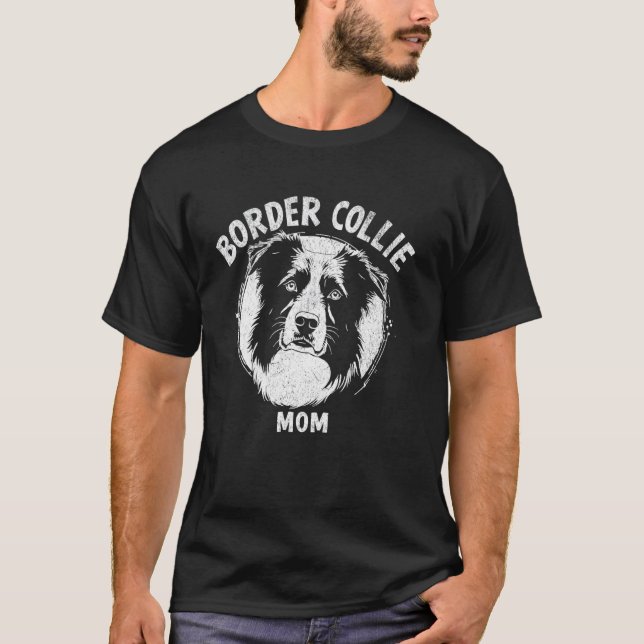 Camiseta Mãe Border Collie (Frente)