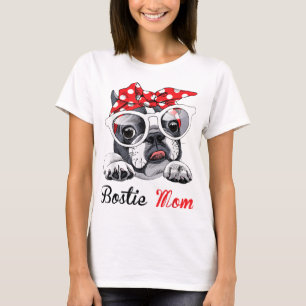 Camiseta Mãe bósita e engraçada para os amantes dos cães de