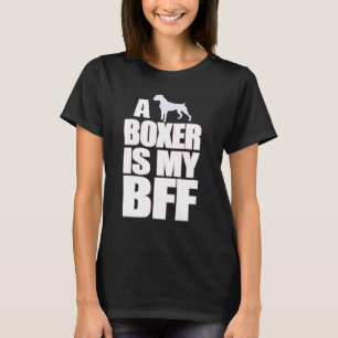 Camiseta Mãe Boxer Divertida Cachorro - Boxer é Meu Melhor