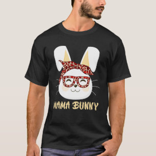 Camiseta Mãe Bunny face legal Páscoa Cony Felz pascoa Moth