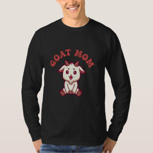 Camiseta Mãe Cabra Cabras Engraçadas Chifre Casco Fazendeir