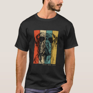 Camiseta Mãe Cachorro Boerboel Vintage Pai Crianças Homens