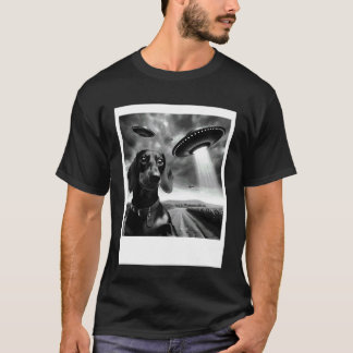 Camiseta Mãe Cachorro Dachshund Pai Gráfico Divertido Selfi