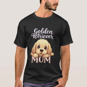Camiseta Mãe Cachorro Golden Retriever Golden Retriever Mam