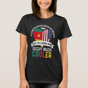 Camiseta Mãe Camaronesa Americana Dia das Mães Mamãe Camarõ