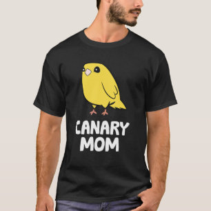 Camiseta Mãe Canário Canário Amarelo Mamãe