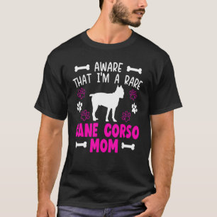 Camiseta Mãe Cane Corso Cadela Mãe Raça de Cachorro Mastim