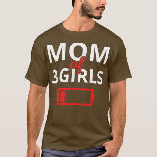 Camiseta Mãe Cansada De 3 Meninas II