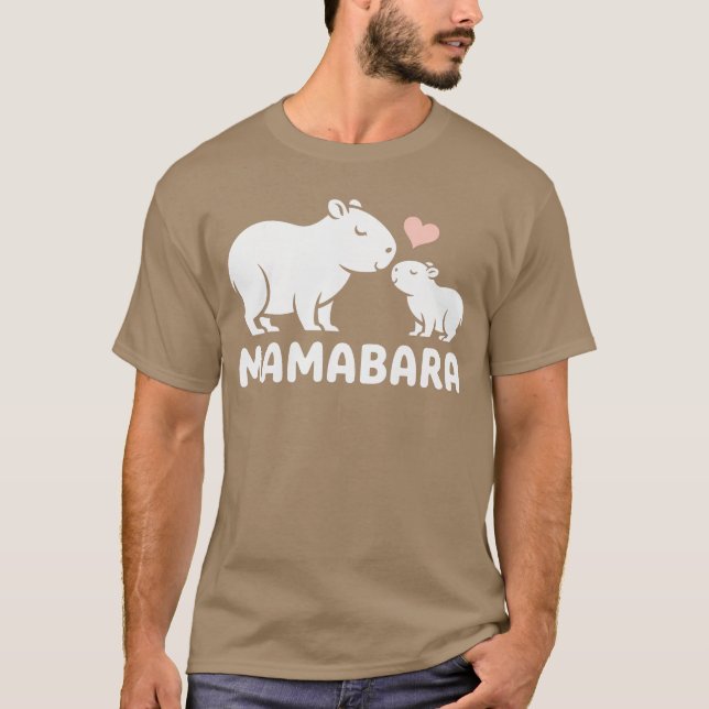 Camiseta Mãe Capivara Mamabara vintage (Frente)