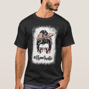 Camiseta Mãe Cheerleader de Torre Louca Tia Mensageira Mãe