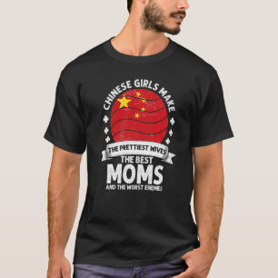 Camiseta Mãe chinesa, mãe Dia de as mães China, América chi