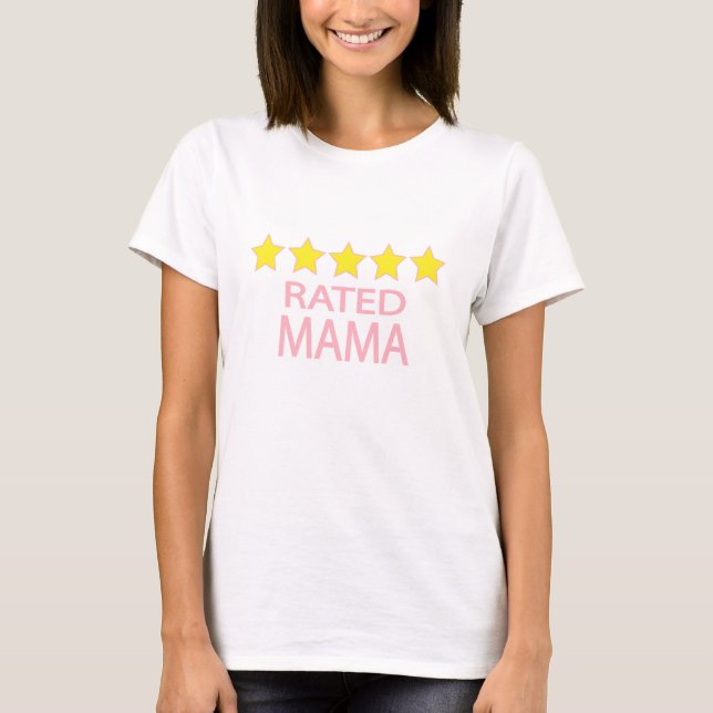 Camiseta Mãe Cinco Estrelas (Frente)