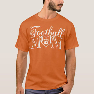 Camiseta Mãe Clássica 63 Esse É O Meu Número De Jersey