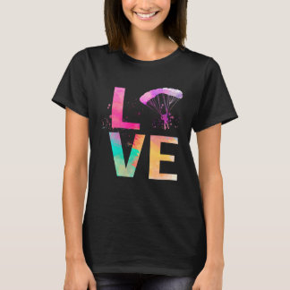 Camiseta Mãe Colorida de Paraquedismo Paraquedismo