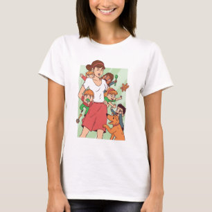 Camiseta Mãe com Crianças Caos
