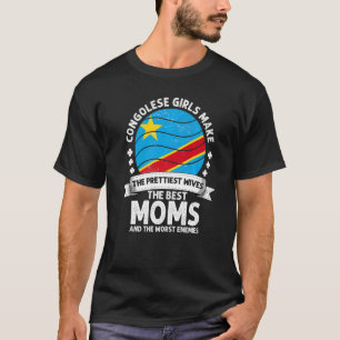 Camiseta Mãe Congolesa Mãe do Congo Dia de as mães Mama Con