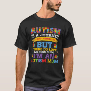 Camiseta Mãe Consciente do Autismo Orgulhosa do Filho ou Fi