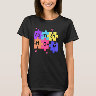 Camiseta Mãe Consciente do Autismo Suporte ao Autismo Peça