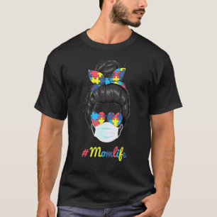 Camiseta Mãe Consciente do Autismo Vida de Mãe Autista Roup