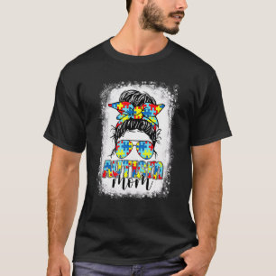 Camiseta Mãe Consciente do Autismo Vida S Mulheres Desbotad