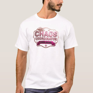 Camiseta Mãe Coordenadora do CAOS Rosa Ousada & Linda