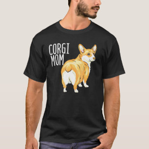 Camiseta Mãe Corgi Dona de Pet Cute Adote Resgate